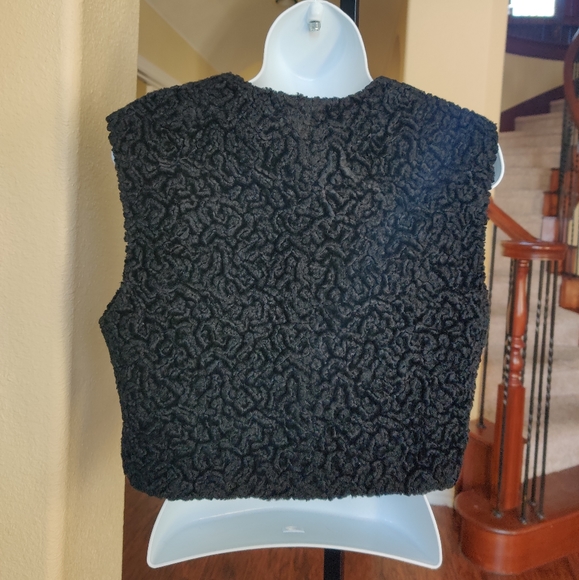 S. Eisenberg California VTG Curl LambsWool Vest - Picture 2 of 5